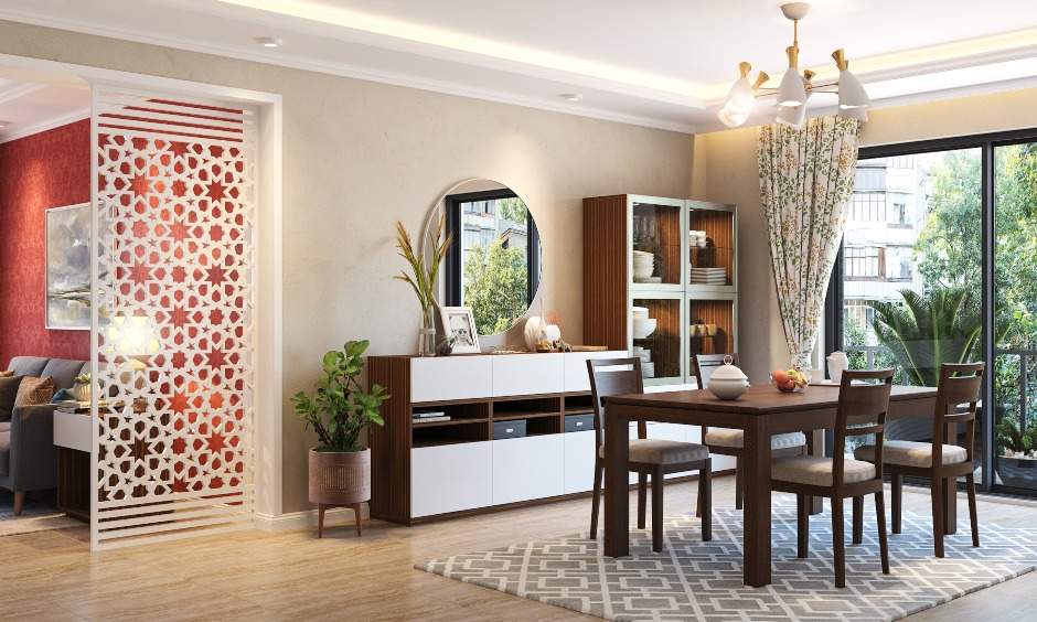 U shaped kitchen
